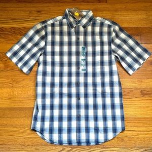 Carhartt NWT Plaid Relaxed Fit Short Sleeve Button up Shirt Men’s M